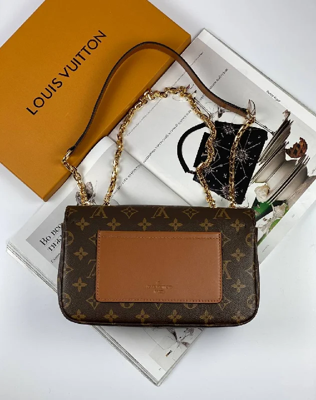 Ladies Louis Vuitton Petite Malle bags with a star - shaped charm for cutenessLouis Vuitton Marceau Bag Caramel Brown