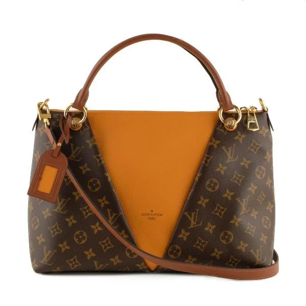 Louis Vuitton bags with a front - zip pocket for small items like keysLouis Vuitton V Tote MM Monogram Safran