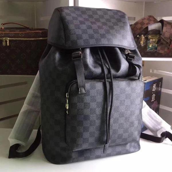 Louis Vuitton backpacks with a padded laptop compartment for travelLouis Vuitton Zack Backpack Damier Graphite Canvas