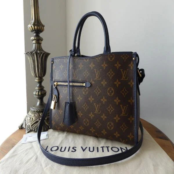 Louis Vuitton bags with a detachable mobile phone holder for convenienceLouis Vuitton Popincourt PM Monogram Marine