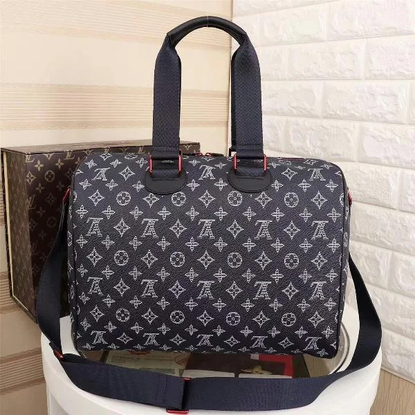 Louis Vuitton handbags with a patent - leather finish for a shiny lookLouis Vuitton Speedy Bandouliere 40 Monogram Upside Down Canvas