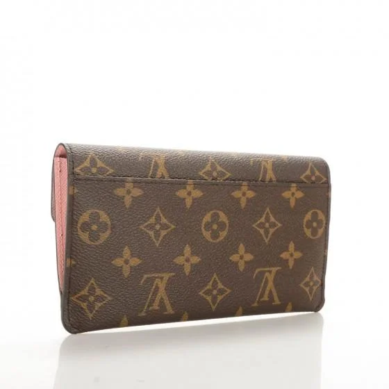 Louis Vuitton Twist bags with a contrast - colored interior for visual interestLouis Vuitton Jeanne Wallet Monogram Rose Ballerine Pink