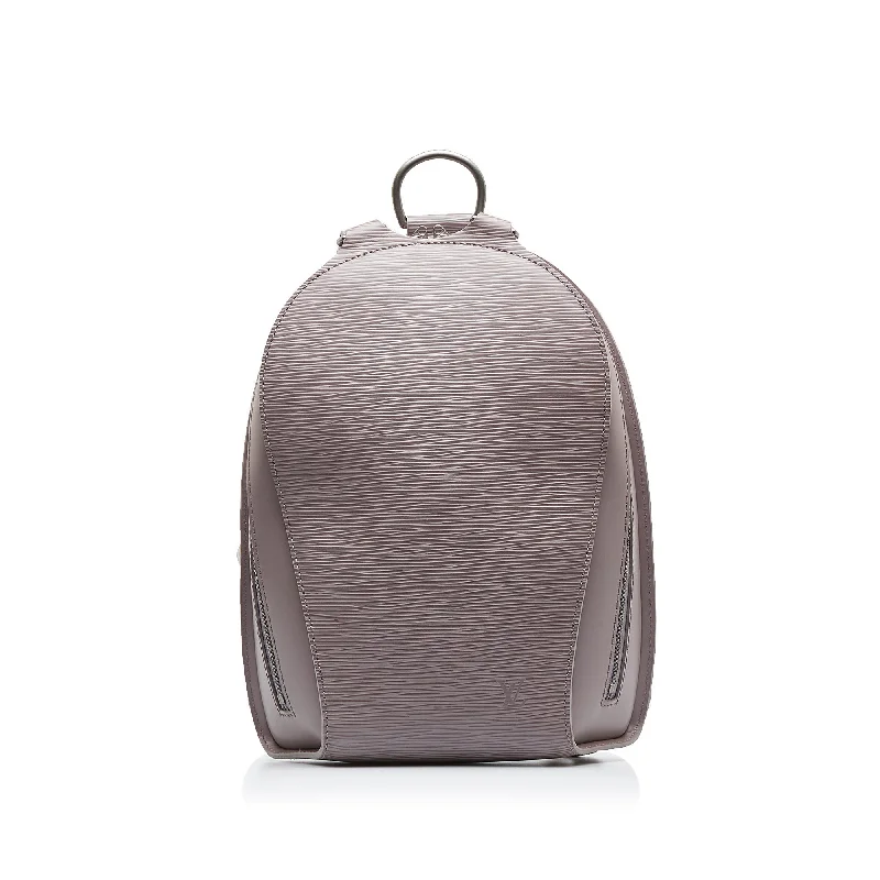 Louis Vuitton backpacks with a padded laptop compartment for travelLouis Vuitton Mabillon Purple Epi