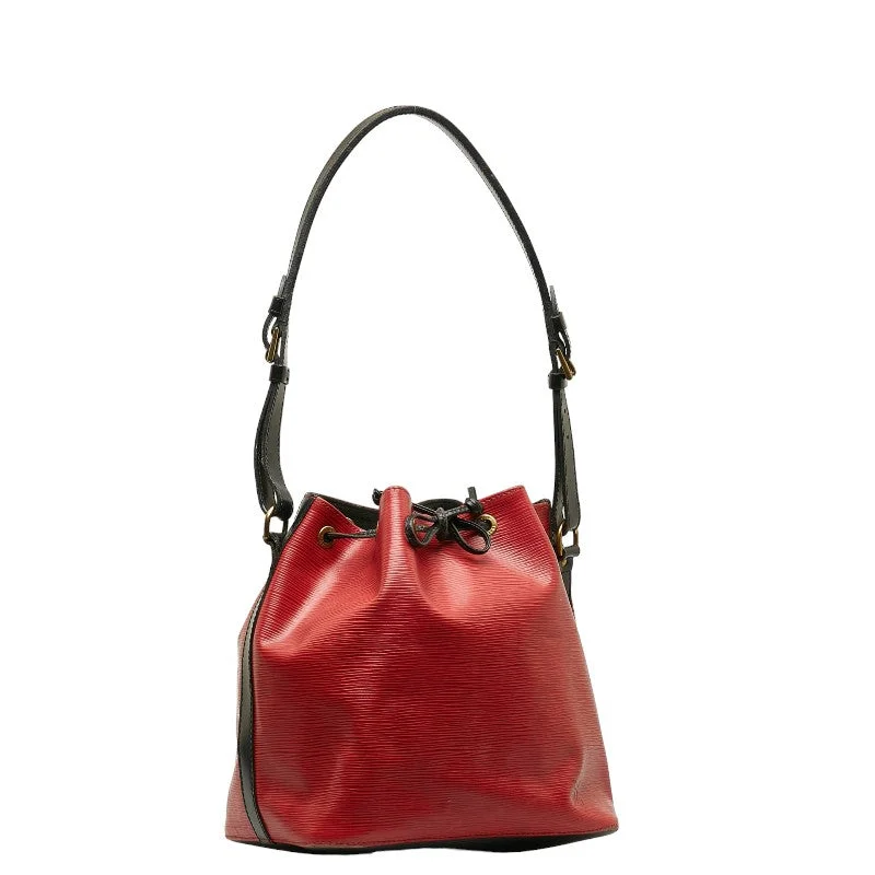 Louis Vuitton handbags with a metal - framed clasp for durabilityLouis Vuitton M44172 Castilian Red Noir Leather Lady Louis Vuitton