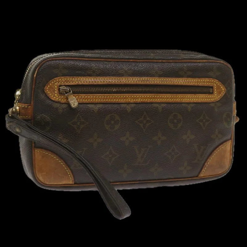 Louis Vuitton Alma bags featuring the signature top - handle designLOUIS VUITTON Marly Dragonne Clutch Bag