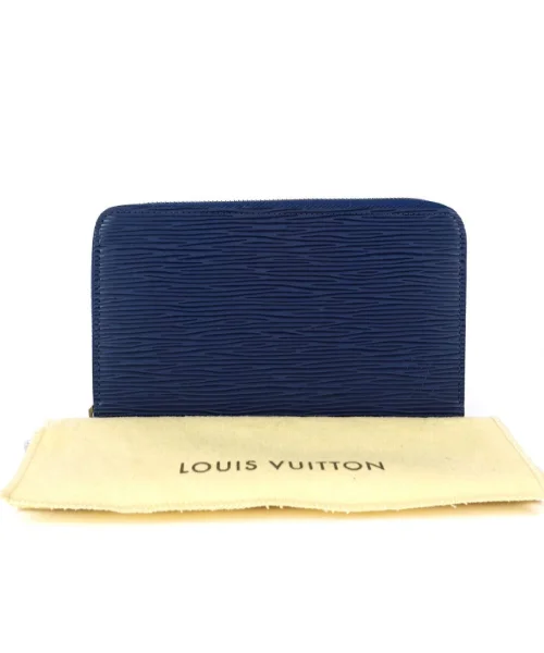 Louis Vuitton Alma bags featuring the signature top - handle designLouis Vuitton Zippy Organizer Epi Leather Navy