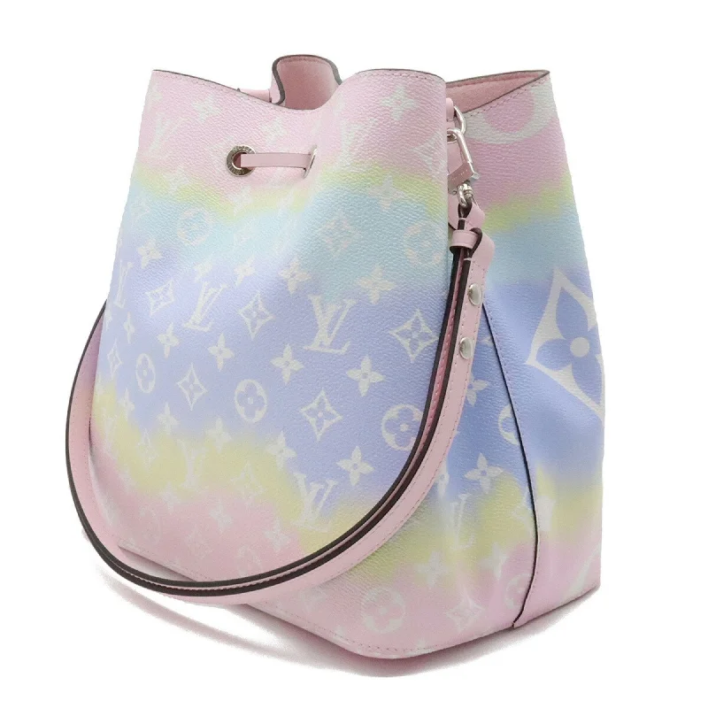 Ladies Louis Vuitton shoulder bags with a single - handle silhouetteLOUIS VUITTON LV Escal Neonoe Shoulder Bag Pastel M45124