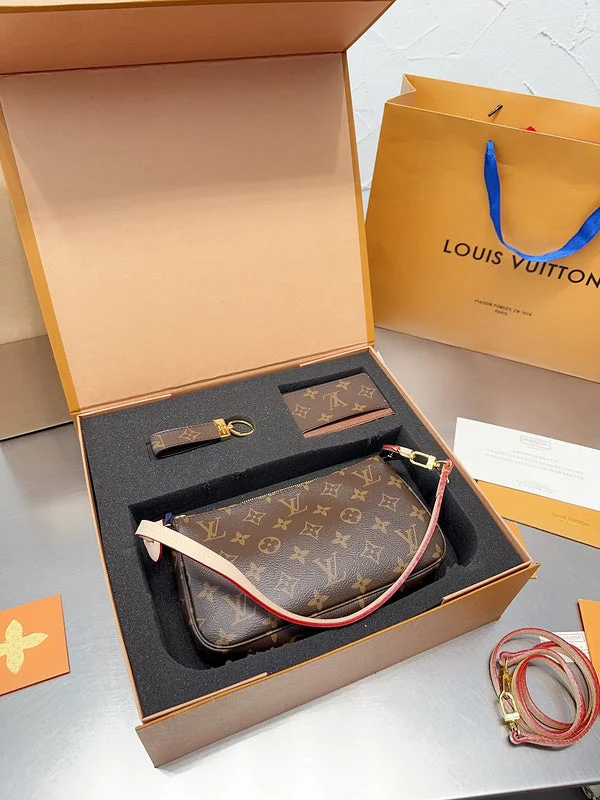 Louis Vuitton handbags with a metal - framed clasp for durabilityFranco Shops - Louis Vuittons  - 14881