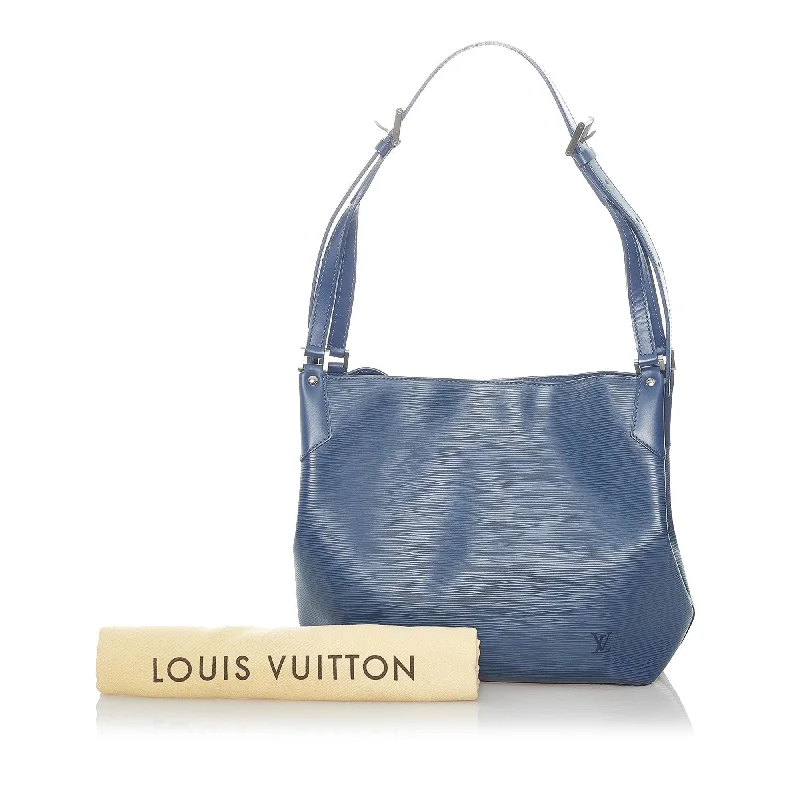 Louis Vuitton crossbody bags with adjustable shoulder straps for comfortLouis Vuitton Mandara MM Blue Epi