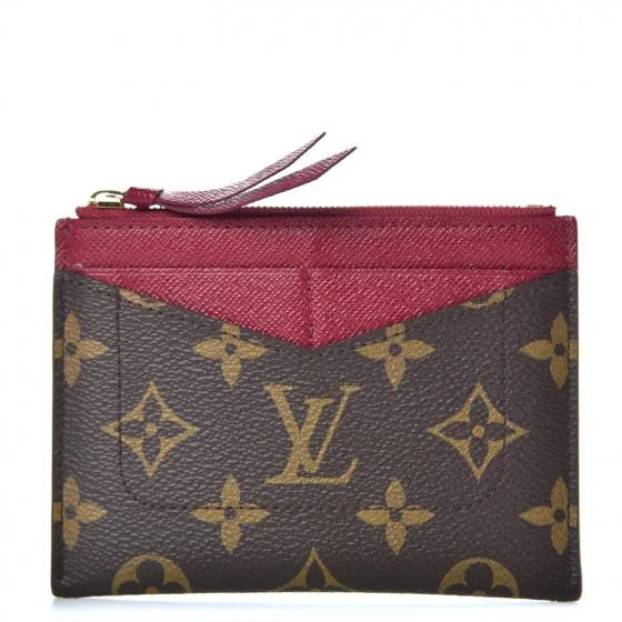 Ladies Louis Vuitton Capucines bags with a detachable shoulder strapLouis Vuitton Zipped Card Holder Monogram Fuchsia Pink