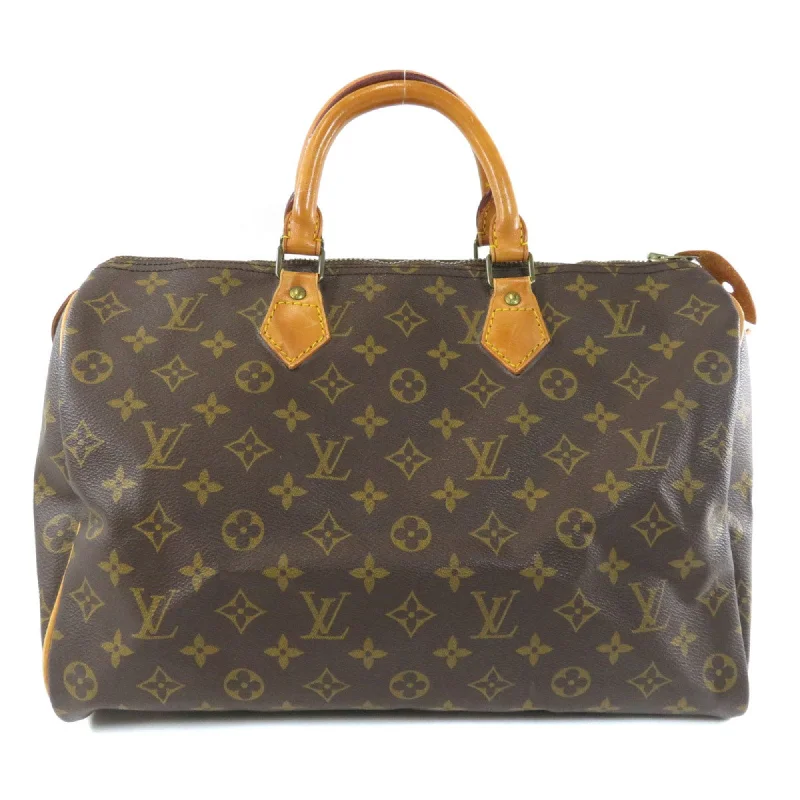 Ladies Louis Vuitton shoulder bags with a magnetic - closure flap for easeLouis Vuitton M41524 Speedy 35 Monogram Boston Bag Canvas Ladies LOUIS VUITTON