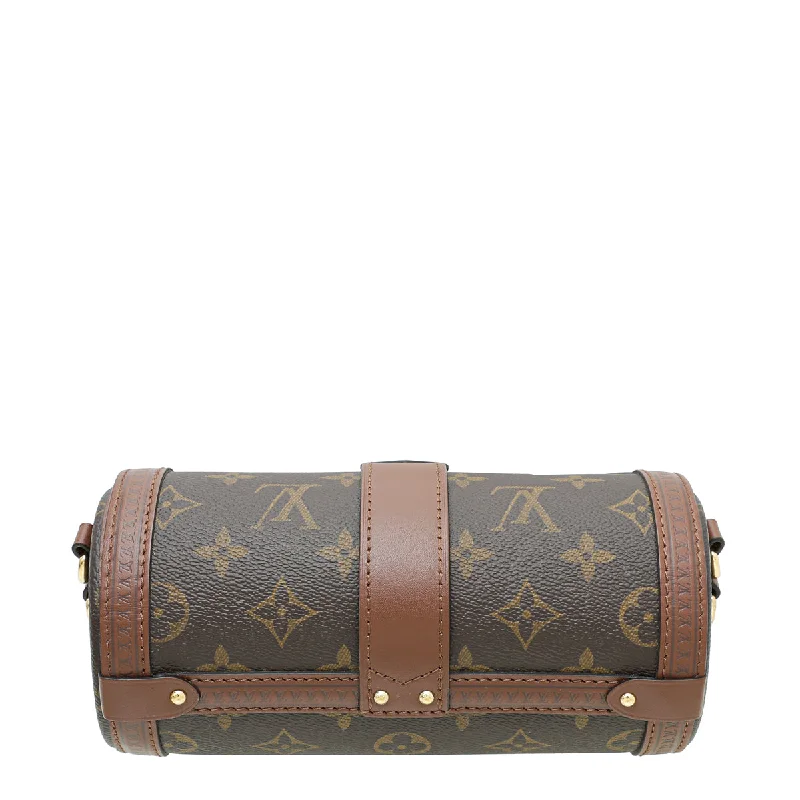 Louis Vuitton backpacks with a padded laptop compartment for travelLouis Vuitton Monogram Brown Papillon Trunk Bag