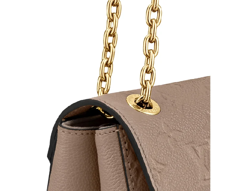 Ladies Louis Vuitton shoulder bags with a wide - width strap for comfortLouis Vuitton Vavin PM Monogram Empreinte Creme