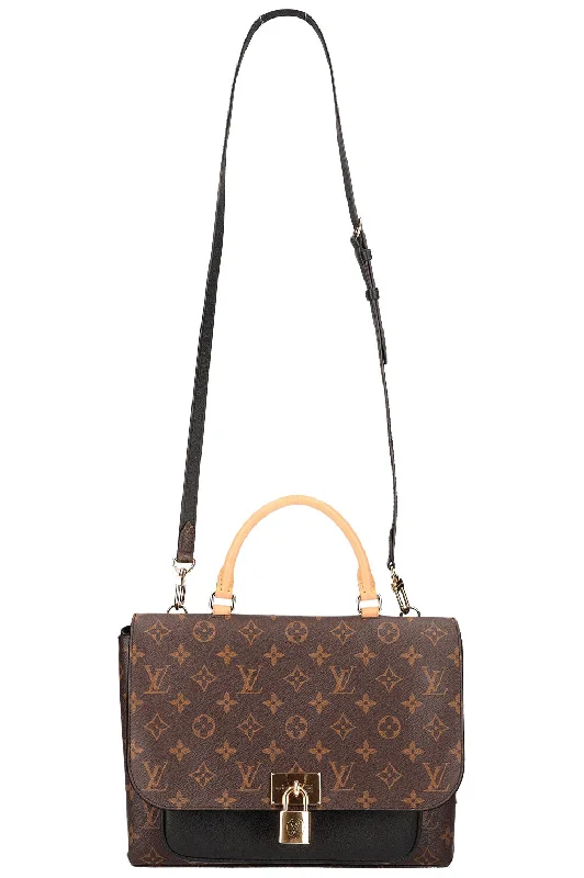 Louis Vuitton handbags with a back - zip pocket for storing valuablesLOUIS VUITTON Marignan Bag MNG