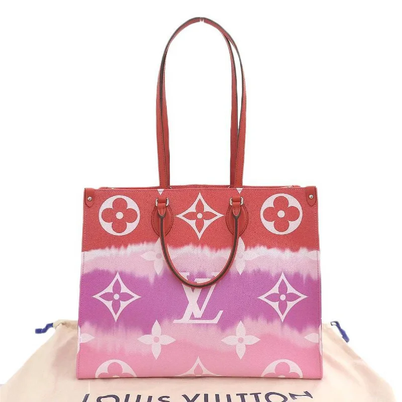 Louis Vuitton Petite Malle bags with a hard - shell structure for uniquenessLouis Vuitton LV Escal Monogram Giant On The Go GM 2WAY Bag Rouge M45121