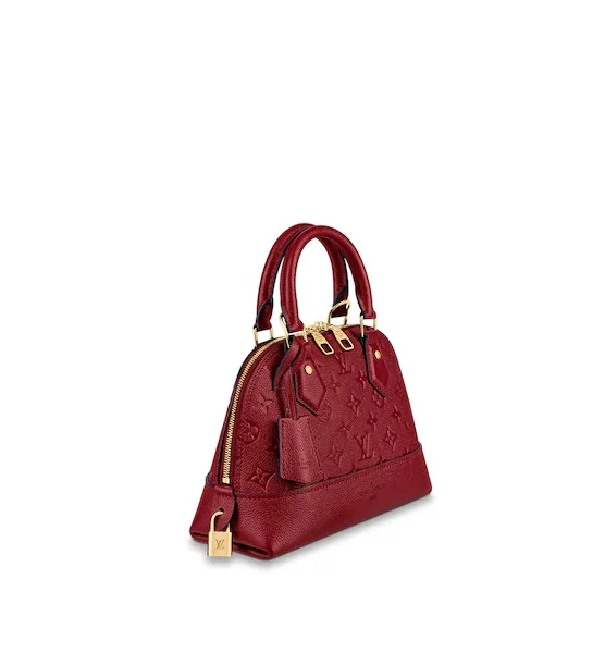 Louis Vuitton backpacks with a hidden back pocket for securityLouis Vuitton Neo Alma BB Monogram Empreinte Cherry Berry