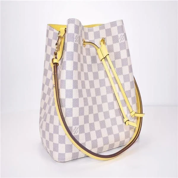 Louis Vuitton handbags with a metal - framed clasp for durabilityLouis Vuitton NéoNoé Damier Azur Canvas Pineapple Limited Edition