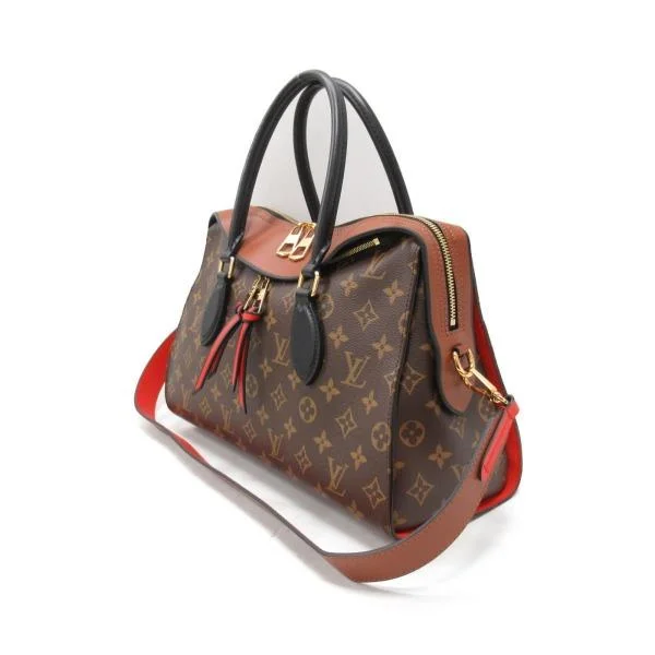 Ladies Louis Vuitton shoulder bags with a tassel decoration for charmLouis Vuitton Tuileries Bag Monogram Caramel