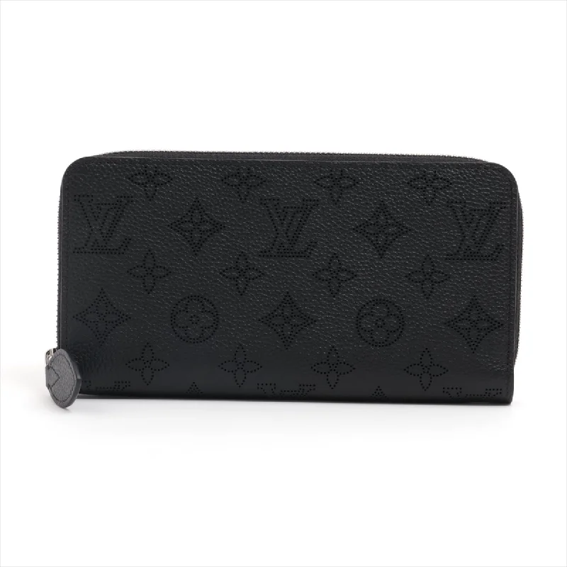 Louis Vuitton bags with a zippered interior pocket for better organizationLouis Vuitton Machina Zippie Wallet M61867 Noir Round Zip Wallet