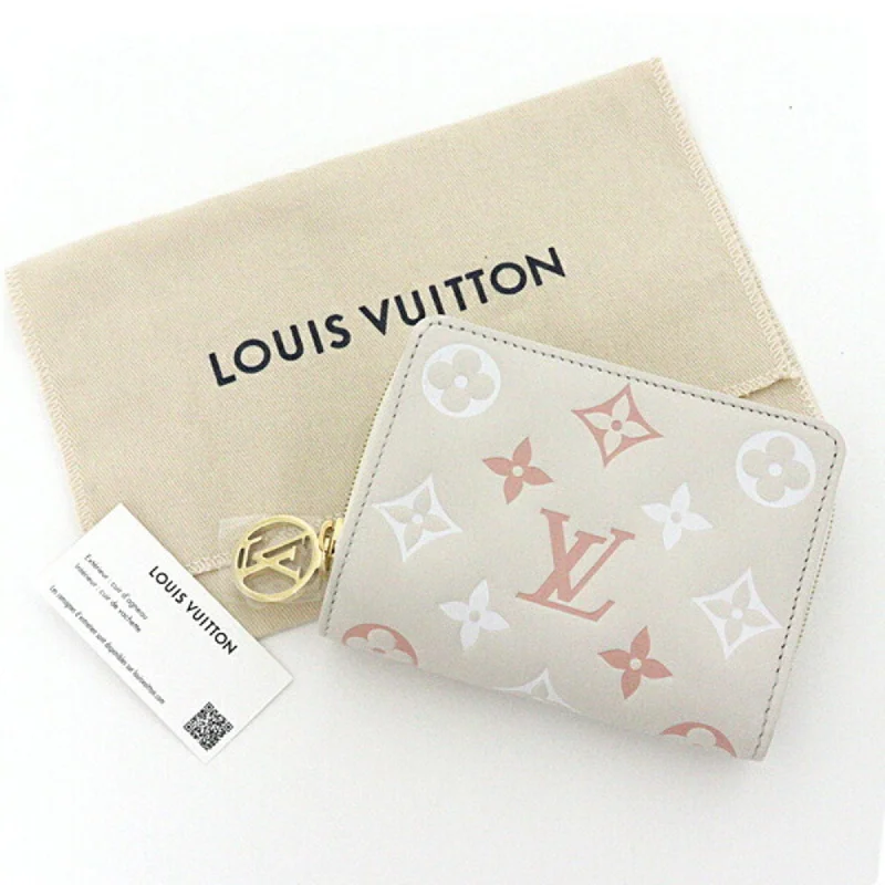 Louis Vuitton crossbody bags in a bold red color for a statementLOUIS VUITTON M82291 Wallet Beige,Monogram,Pink,White