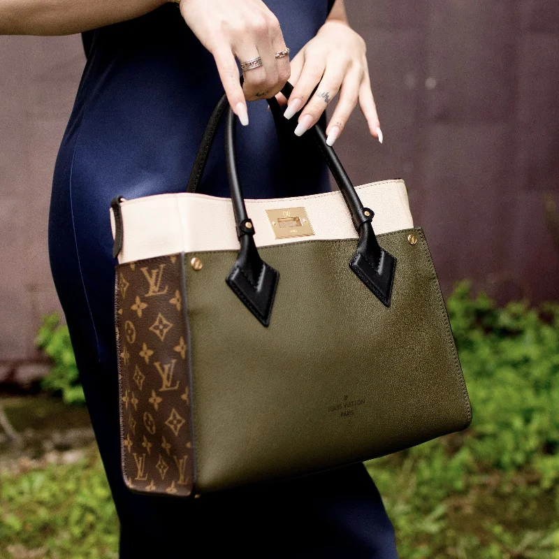 Louis Vuitton Alma bags featuring the signature top - handle designLouis Vuitton Monogram On My Side Tote MM