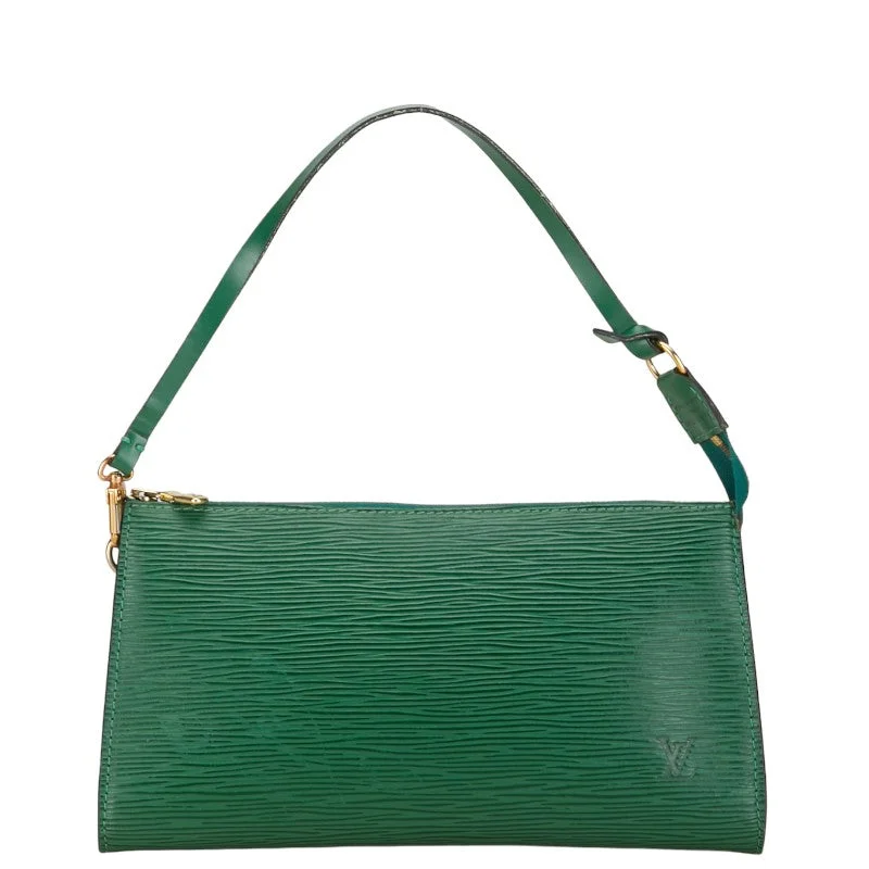 Louis Vuitton bags with a detachable mirror inside for on - the - go touch - upsLouis Vuitton M52944 Bourne-Green Leather  Louis Vuitton M52944 Bourne-Green Leather Lady Louis Vuitton