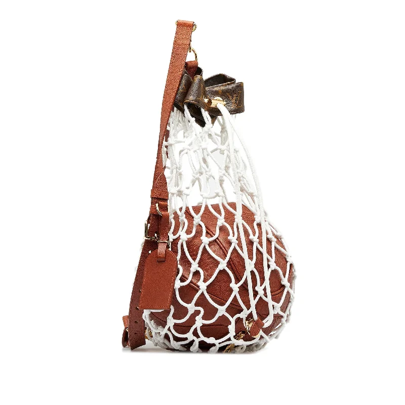 Louis Vuitton tote bags with a double - handle and shoulder - strap optionLOUIS VUITTON LV X NBA Ball In Basket Bag