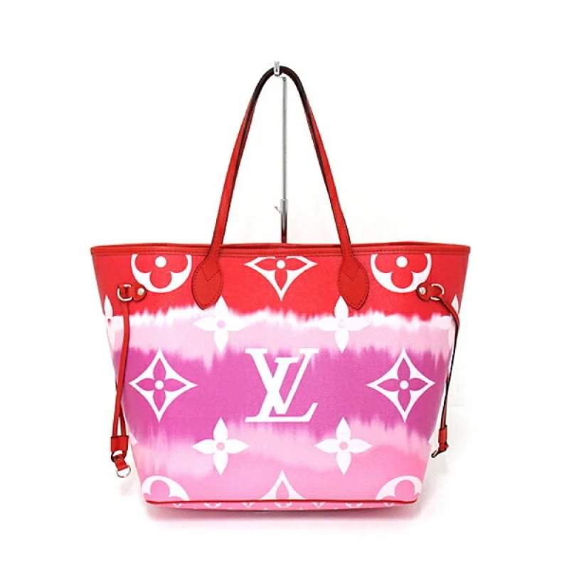 Ladies Louis Vuitton Capucines bags with gold - toned hardwareLouis Vuitton LV Escal Neverfull MM M45127 Tote Bag Rouge Red