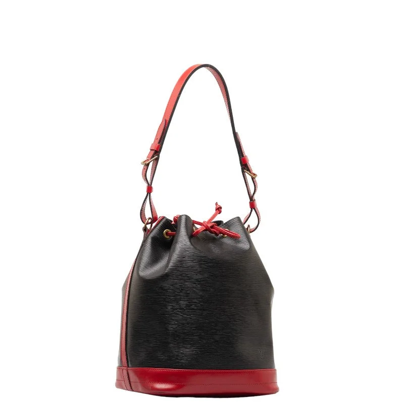 Louis Vuitton tote bags with a double - handle and shoulder - strap optionLouis Vuitton M44017 Noir Castilian Red Black Leather  Louis Vuitton