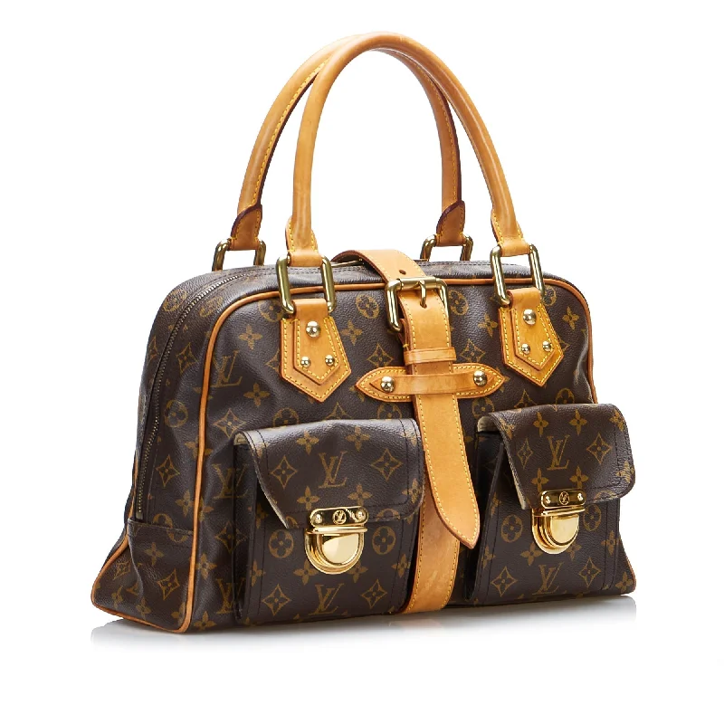 Louis Vuitton backpacks with a multi - pocket organization for functionalityLouis Vuitton Manhattan GM Monogram Canvas