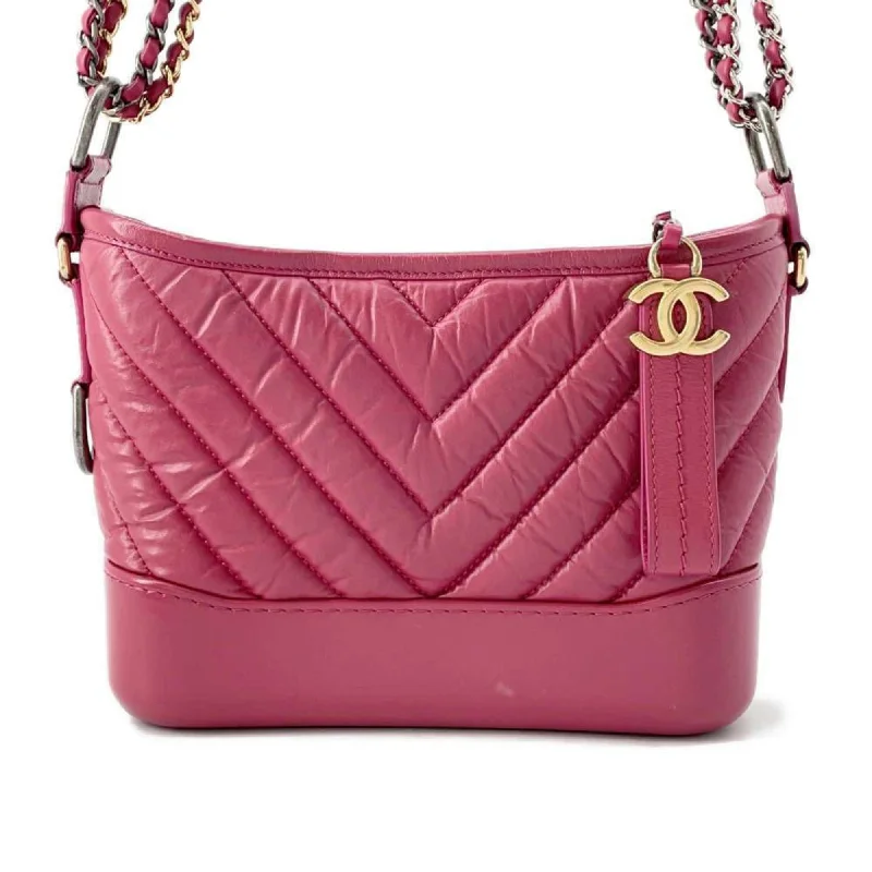 Chanel All - Match Handbag for Versatile StylingChanel Chain Shoulder Bag Gabriel Hobo Leather CHANEL 3way