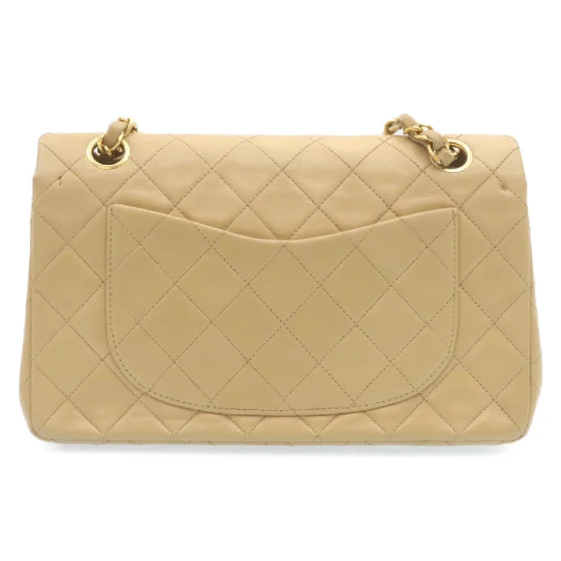 Chanel Limited Edition Handbag for CollectorsCHANEL Classic Matelasse23 Chain Flap Shoulder Bag Lamb Skin Beige  28468