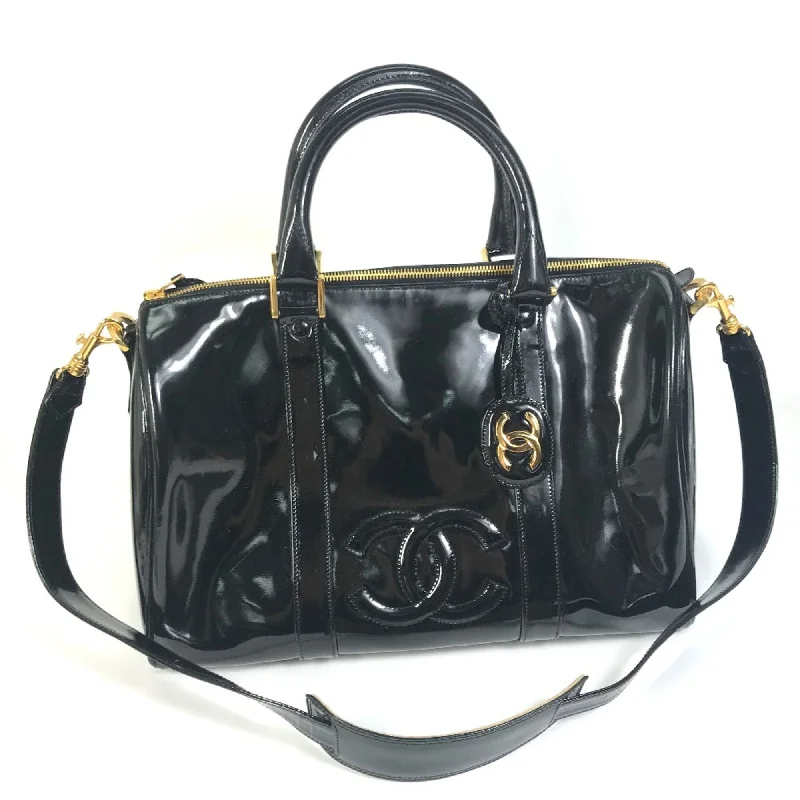 Chanel Black Handbag for Business MeetingsChanel CC Mark Bag 2WAY Hand Bag Duffle Bag Black