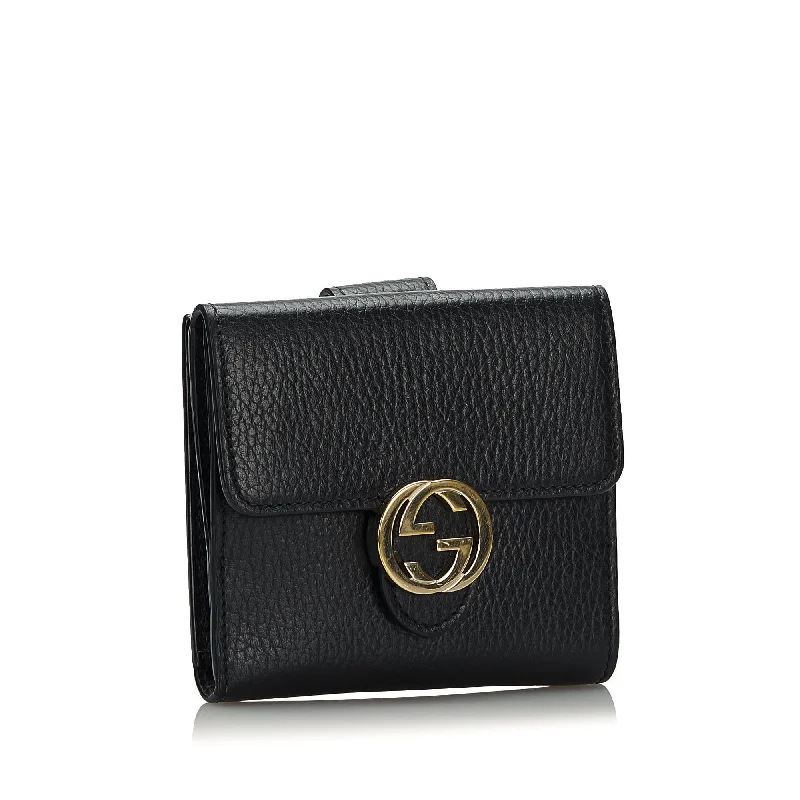 Ladies Gucci Dionysus bags with a detachable shoulder strapGucci Interlocking G Small Wallet (6ru6No)