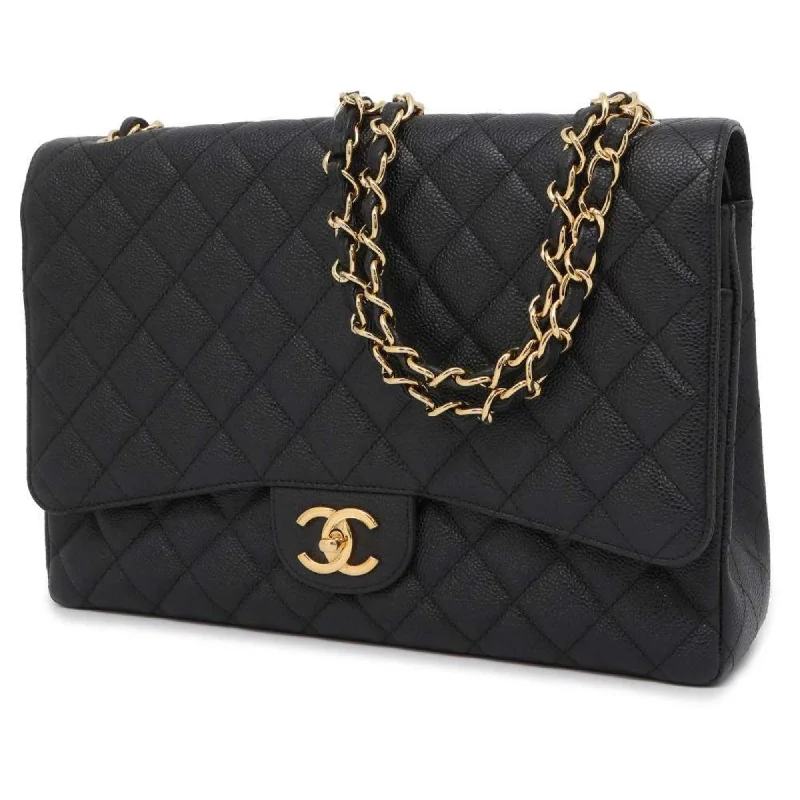 Chanel Colorful Handbag for Spring OutfitsChanel Chain Shoulder Bag Matelasse 34 Coco Mark Double Flap A58601 Deca Black