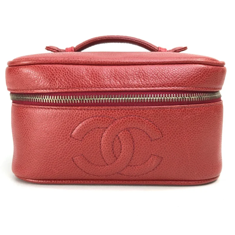 Chanel Limited Edition Handbag for CollectorsChanel CC Mark Bag Hand Bag Vanity bag Red x GoldHardware