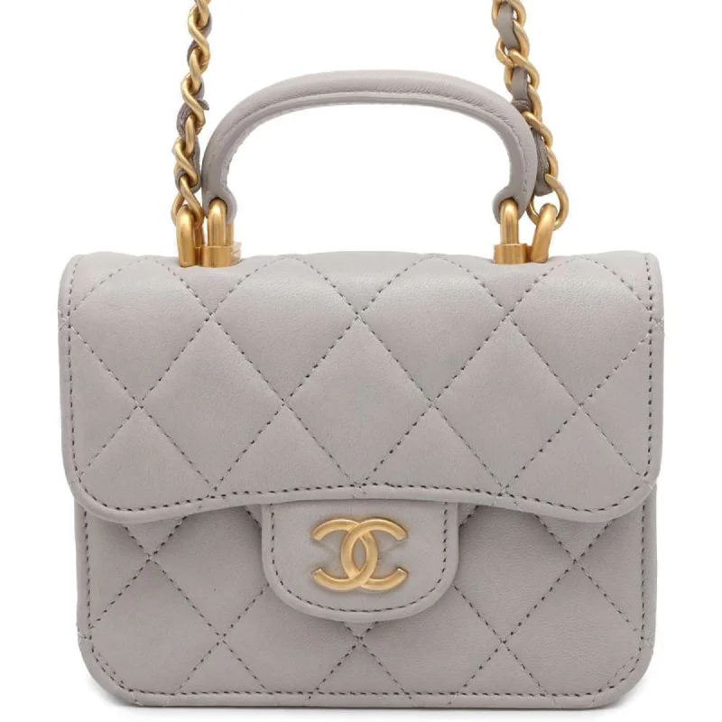 Chanel Luxury Handbag for High - End EventsChanel Chain Wallet Matelasse Coco Mark Flap Coin Purse Lambskin AP2200 CHANEL