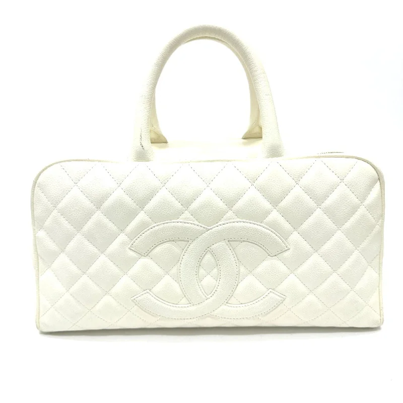 Chanel Luxury Handbag for High - End EventsChanel CC Mark Quilted Matelasse Bag Hand Bag White