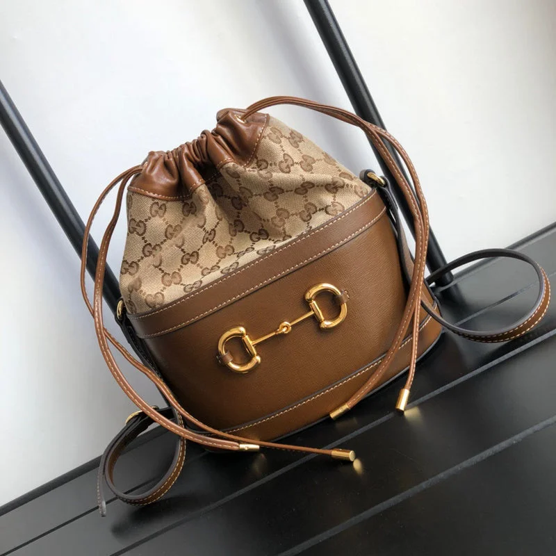 Women Gucci crossbody bags with a woven leather strapBC - Gucci Bags - 4517