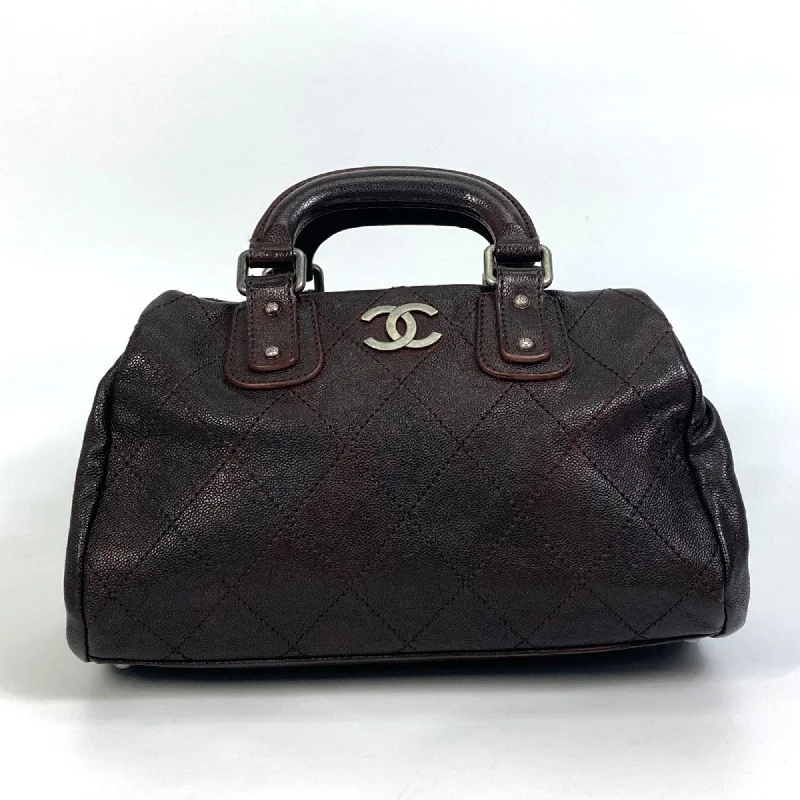 Chanel Medium Tote Bag for Office LadiesChanel CC Mark Bag Mini Duffle Bag Hand Bag Brown SilverHardware