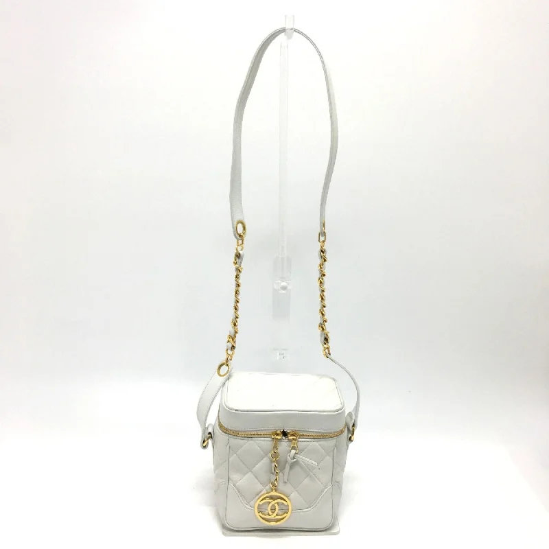 Chanel New Arrival Handbag with Gold HardwareChanel CC Mark Vanity Shoulder Bag White GoldHardware