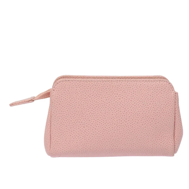 Chanel All - Match Handbag for Versatile StylingCHANEL COCO Mark Coin Purse Caviar Skin Pink CC  bs15464