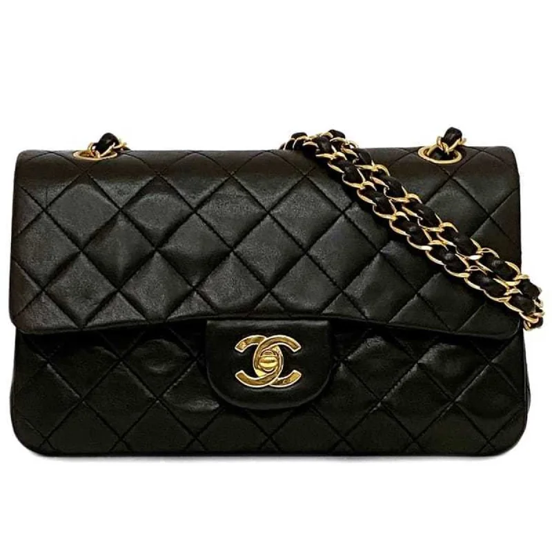 Chanel Medium Tote Bag for Office LadiesChanel Chain Shoulder Bag f-21080 Black Matelasse A01113 Double Flap Leather Lambskin 2707661 CHANEL Coco Mark Gold Hardware Turn Lock Quilting 2way