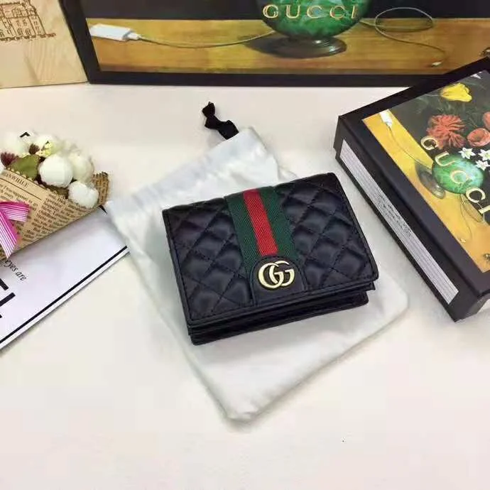 Women Gucci bags with a front - zip pocket for small itemsWF - Gucci Bags - 723