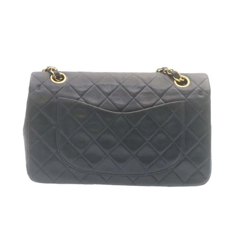 Chanel Classic Flap Bag for Evening PartyCHANEL Classic Matelasse 23 Chain Flap Shoulder Bag Lamb Skin Black  29130A