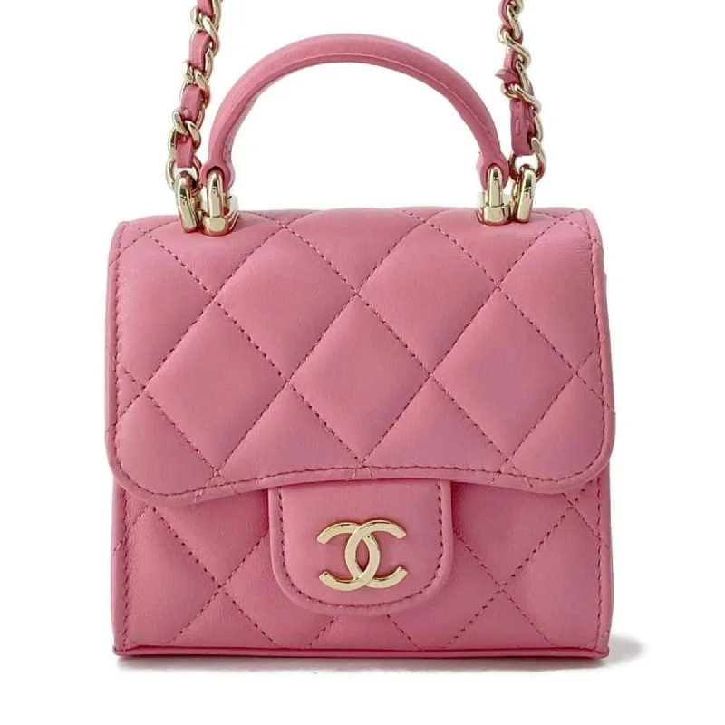 Chanel Colorful Handbag for Spring OutfitsChanel Chain Shoulder Bag Matelasse Coco Mark Lambskin AP2682 CHANEL