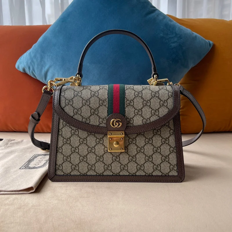 Women Gucci bags with a front - zip pocket for small itemsWF - Gucci Bags - 657