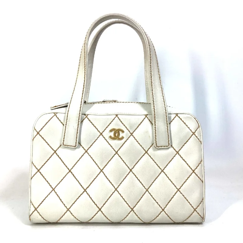 Chanel Handbag with Adjustable Strap for ComfortChanel CC Mark bag Vintage Mini Duffle Bag Shoulder Bag Hand Bag White