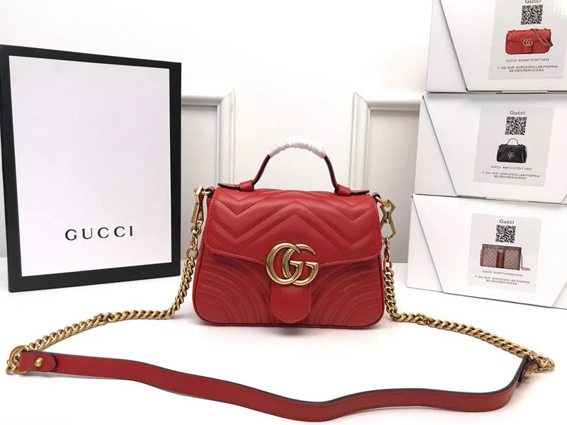 Women Gucci bags with interlocking G hardware for a classic lookBC - Gucci Bags - 4357