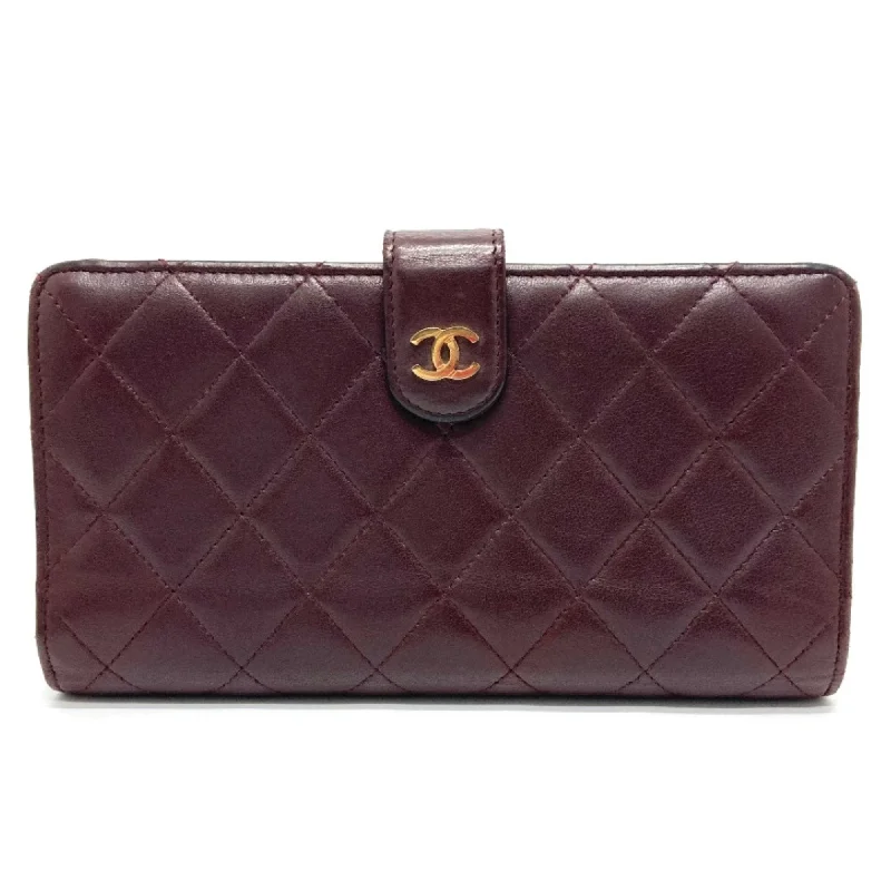 Chanel Small Crossbody Bag for TravelChanel CC Mark Long wallet Long Wallet Bordeaux